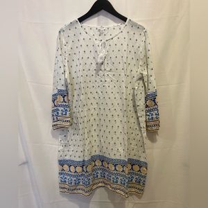 J. Crew Factory cotton printed coverup